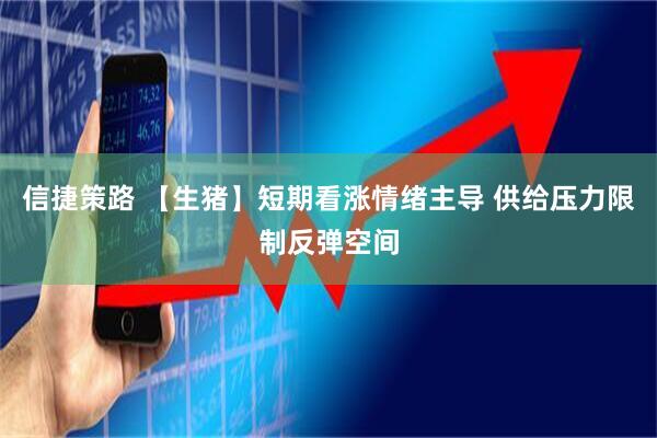 信捷策路 【生猪】短期看涨情绪主导 供给压力限制反弹空间