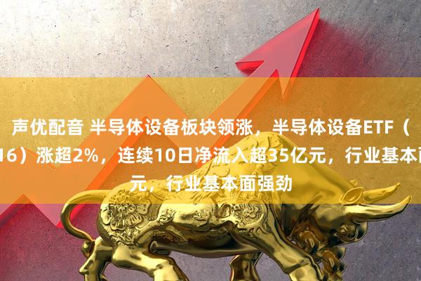 声优配音 半导体设备板块领涨，半导体设备ETF（159516）涨超2%，连续10日净流入超35亿元，行业基本面强劲